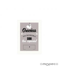 Tarjeta prec.retro corazón gris 1hj=36,min.5