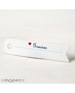 Carte Merci avec Coeur