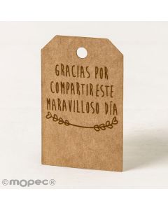 Tarjeta Gracias Por Compartir precio x 36uds