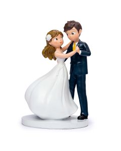 Figura pastel Boda novios bals