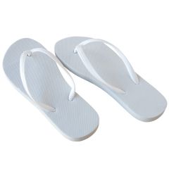 White sandal flip-flop size M (24,5cm)