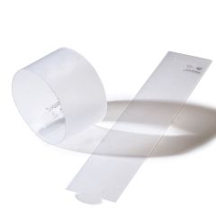 Menu-napkin holder white mat plastic, 5,9diam