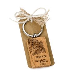 Wooden keychain The tree of life 9x4,5cm.