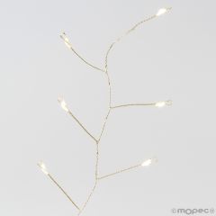 Wired led little twig garland 100 leds  221 cm