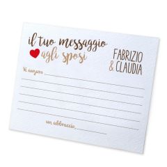 Messaggio card with red heart