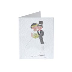 Carte livre mariés noirs (prix x 100pcs.)