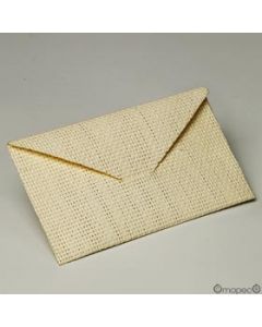 Rectangular ivory envelope 8,5x14,5cm
