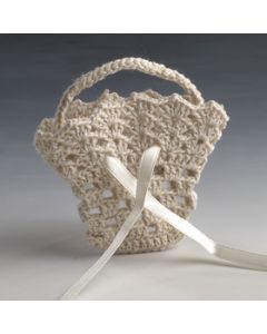 Pannier crochet ivoire 9cm min12