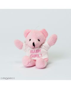 Osita camiseta Baby Girl 10cm, min.6 P.GOLOSO