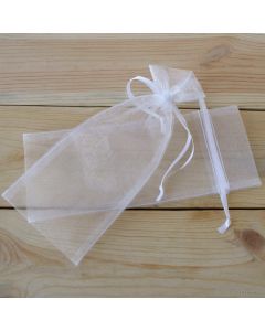 Bolsa cristal blanca 8X20(16+4)cm. min.24