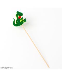 Pic 25cm. Sant Jordi felt dragon, min. 6