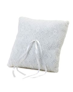 Ivory cushion 20x20cm. for rings