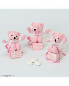 Osita Baby Girl 3peladillas chocolate P.GOLOSO