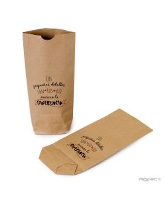 Kraft bag Marcan la diferencia, red  available in other languages