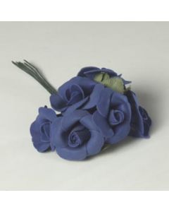 Bouquet 6 roses Royal Blue min.12 WEB PROMO