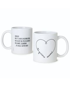 Mother´s day Ceramic mug  heart  in gift box 