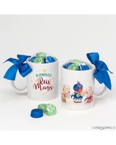 Ceramic mug 6choc. Reis Mags in a gift box