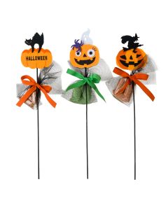 Pic felt Halloween pumpkins 3 candies, stdo