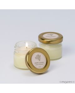 Aromatic candle in small jar, box of 6pcs.