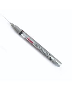 Permanent fine tip marker silver