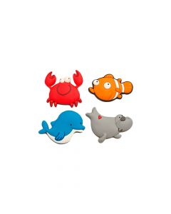 Imán pez/cangrejo/delfín/foca 5cm. min.4