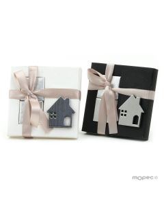 Imán casa stdo.negro/blanco 2napolitanas min.2P.GOLOSO