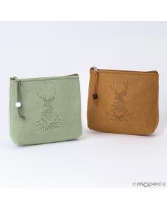 Green and brown felt bag asst.2