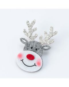 Felt adhesive Reindeer Grey, min.6