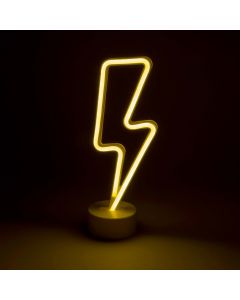 Neon kight lightning with stand 30cm