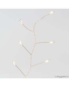 Wired led little twig garland 100 leds  221 cm