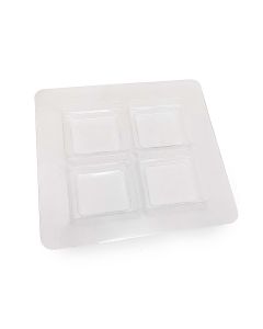 Interior tray for sweets 10,4x10,4x0,6cm