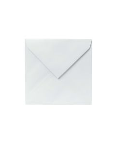 Enveloppe blanche lisse 120g, 14,5x14,5cm