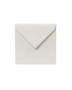 Enveloppe texturée blanc cassé 130g, 14,5x14,5cm