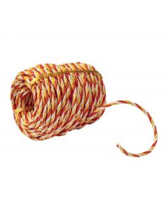 Thick paper cord white/yellow/red 23mt