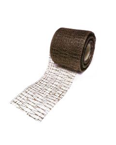 Ribbon net brown 80mmx25m