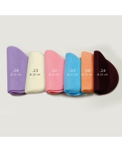 Tul 20 cm. color rosa min.100