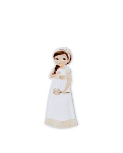 Adhesive romantic communion girl, 5.5cm