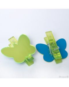 Pince papillon vert 3,5cm