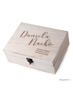 Cassa di legno personalizzato