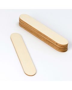 Bastone piatto in legno compensato 2,5x15x0,2 cm.