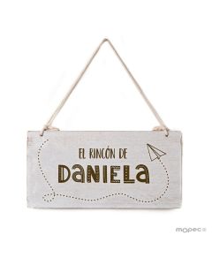 Wooden picture  ... CORNER personalized 