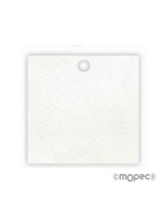 Biglietto bianco con buco 4x4cm (prezzo x 35 pezzi)