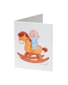 Book card Pita wooden horse pricex100u.