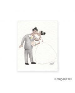 Kiss wedding couple book tag (price x 100pcs.)