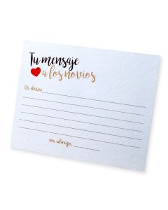 Messages card with red heart min.25