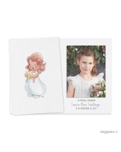 Photoframe waves singing girl