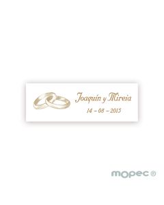 Et. adhesivas anillos beige 1hj=68u. min.5