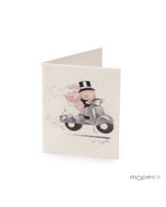 Faire-part de mariage Sidecar