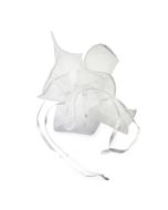 Pañuelo-bolsa cristal blanca 23x23cm., min.24