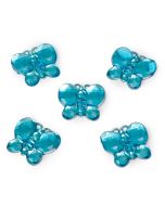 Blue butterfly sticker